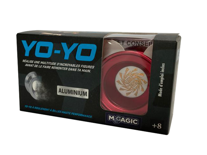 Yoyo Aluminium Pro (rouge & bleu) - Yoyo Pro